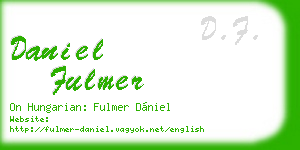 daniel fulmer business card